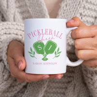 Pickleball Queen Logo Monogram Custom Name