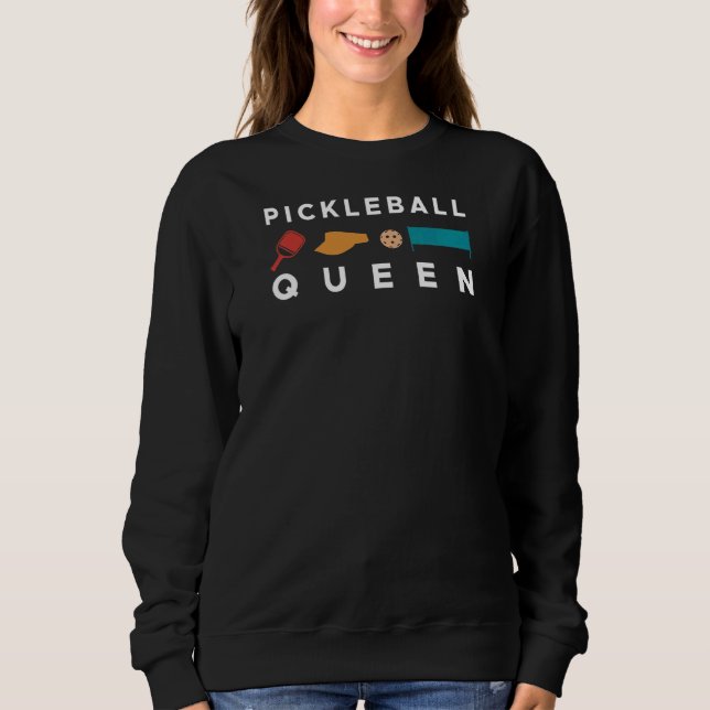 Pickleball Queen Partnerlook Sweatshirt (Front)