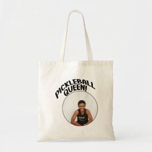Pickleball Queen Photo Template Tote Bag