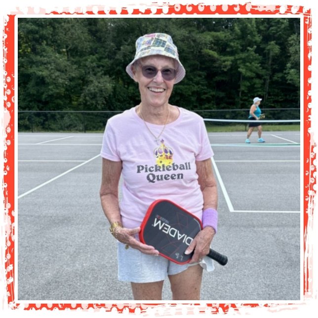Pickleball Queen, Yellow Ball Purple, Gold Crown T-Shirt (Creator Uploaded)