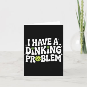 Pickleball retired dink grandpa funny sport gift card