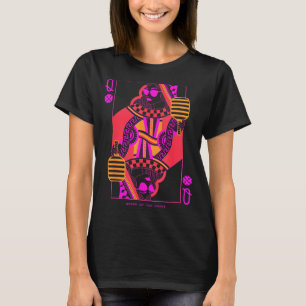 Pickleball retro queen of pickleball card mom T-Shirt