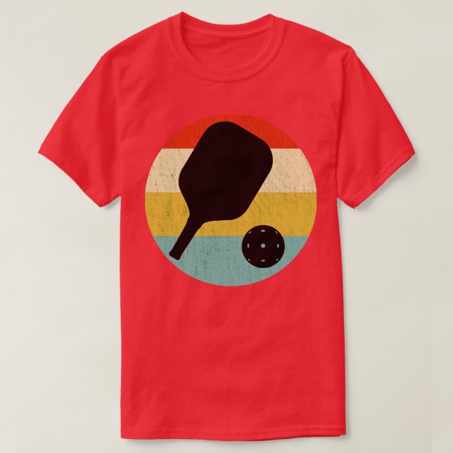 Pickleball Retro Vintage T-Shirt (Design Front)