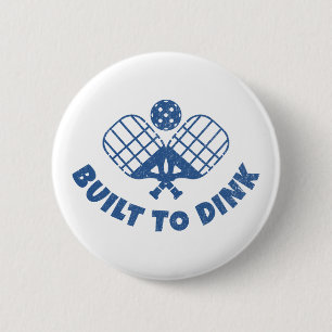 Pickleball Saying Funny 6 Cm Round Badge