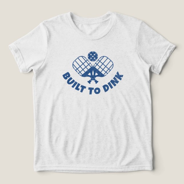 Pickleball Saying Funny Tri-Blend Shirt (Design Front)