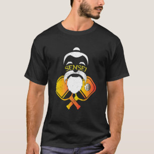 Pickleball Sensei Pickleball Master Vintage Retro T-Shirt