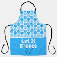 Pickleball Serve Let It Bounce Blue Personalised