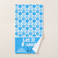 Pickleball Serve Let It Bounce Blue Personalised