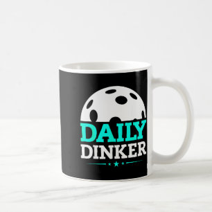 Pickleball shirts, funny daily dinker, pickle ball coffee mug