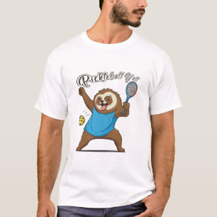 Pickleball Sloth T- Pickleball Y'all T-Shirt