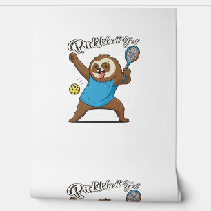 Pickleball Sloth T- Pickleball Y'all Wallpaper