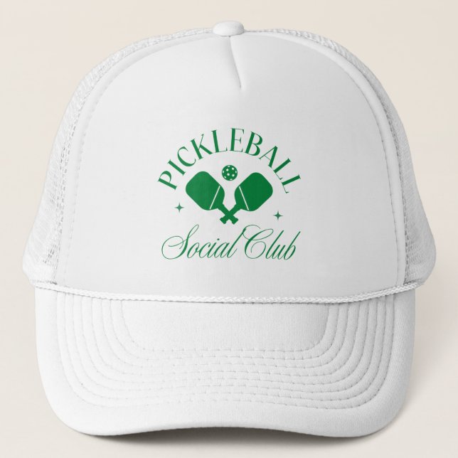 Pickleball Social Club Trucker Hat dink (Front)