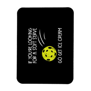Pickleball Soft Serve Get Ice Cream Pickle Ball Me Magnet