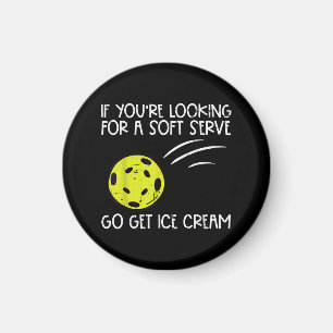 Pickleball Soft Serve Get Ice Cream Pickle Ball Me Magnet