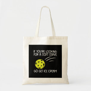 Pickleball Soft Serve Get Ice Cream Pickle Ball Me Tote Bag