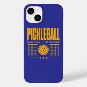 Pickleball Spirit - Leave It All On The Court Case-Mate iPhone 14 Case