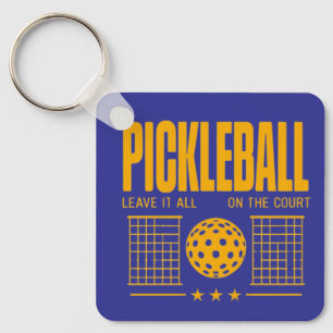 Pickleball Spirit - Leave It All On The Court Key Ring