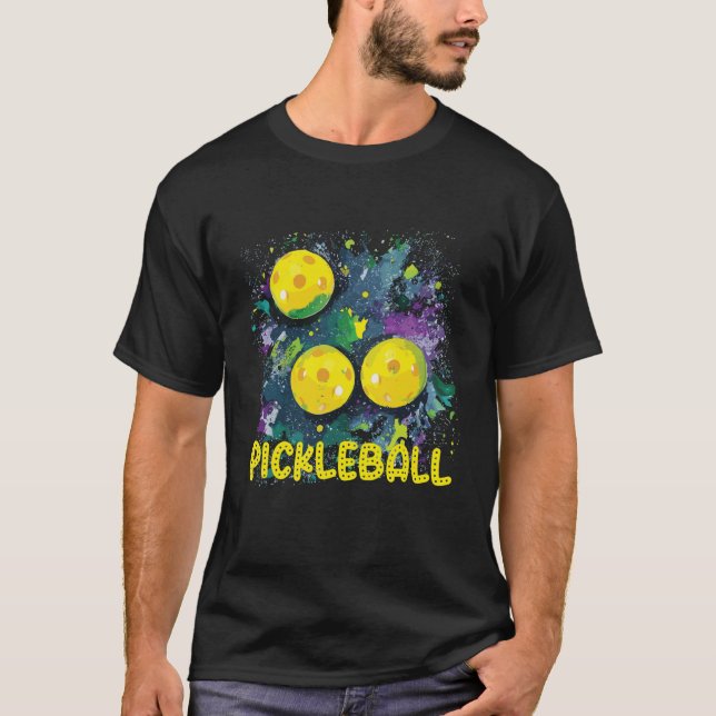 Pickleball sports for retired Ladies Pickleball Pl T-Shirt (Front)