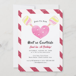 Pickleball Sports Party Invitation