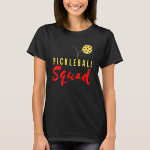 Pickleball Squad Paddleball Crew Lover Team Softba T-Shirt