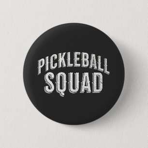 Pickleball Squad Team Tournament 6 Cm Round Badge