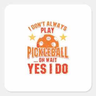 Pickleball  square sticker