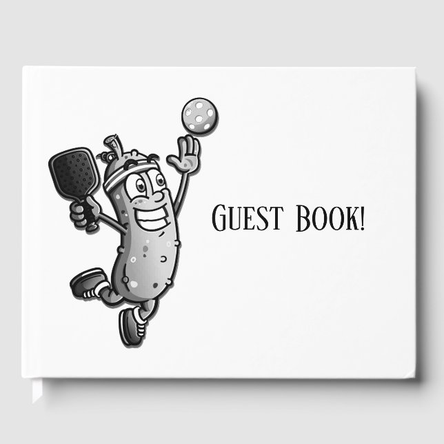 Pickleball Star Guest Book (Front)