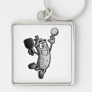 Pickleball Star Key Ring