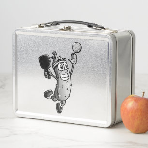 Pickleball Star Metal Lunch Box