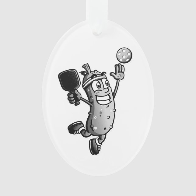 Pickleball Star Ornament (Front)