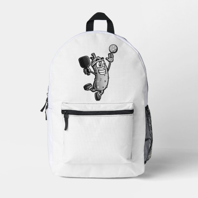 Pickleball Star Printed Backpack (Front)