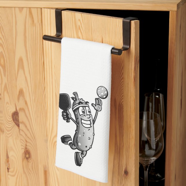 Pickleball Star Tea Towel (Thirds Fold)