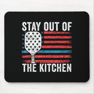 Pickleball stay out of the kitchen funny rule quot mouse mat