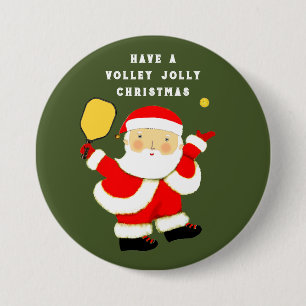 Pickleball Stocking Stuffers 7.5 Cm Round Badge