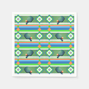 Pickleball Summer Pickleball Party Potluck Cookout Napkin