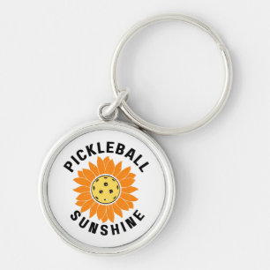 Pickleball sunshine key ring