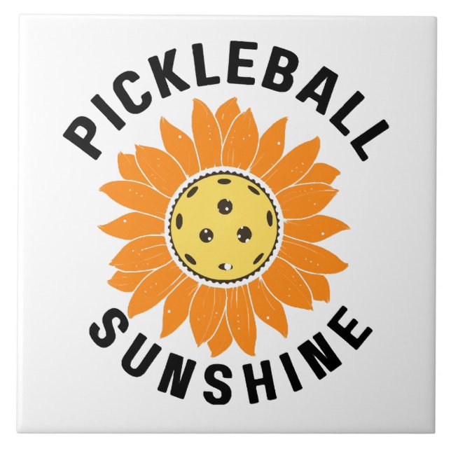 Pickleball sunshine tile (Front)