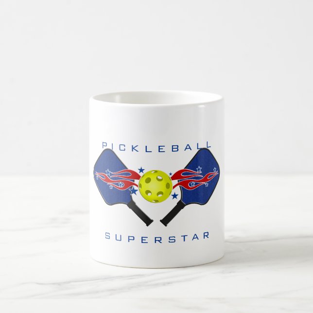 Pickleball Superstar Coffee Mug (Center)