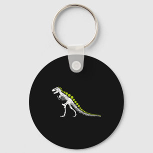 Pickleball t rex funny pickle ball dinosaur lover key ring