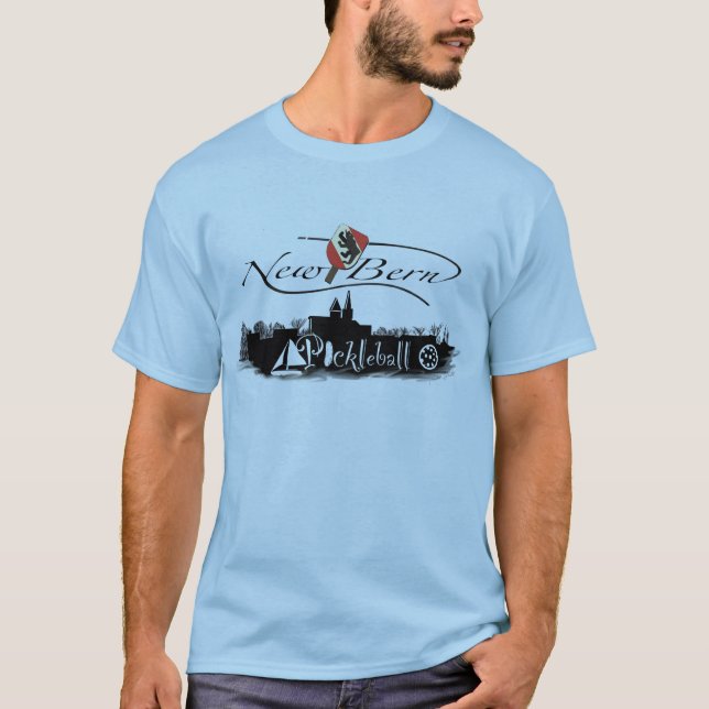 Pickleball T-Shirt New Bern NC (Front)