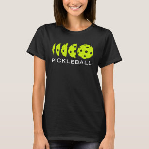 Pickleball T-shirt: Pickleball Dimensions T-Shirt