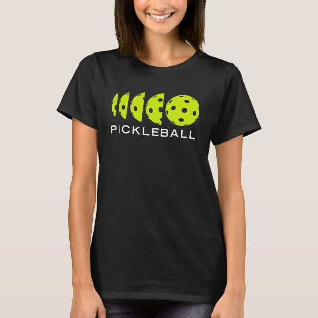 Pickleball T-shirt: Pickleball Dimensions T-Shirt (Front)