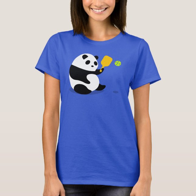 Pickleball T-shirt: "Pickleball Panda" T-Shirt (Front)