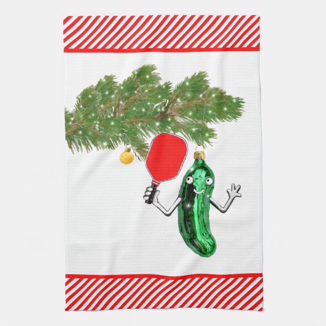 Pickleball Tea Towel (Vertical)