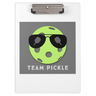 Pickleball "Team Pickle" clipboard