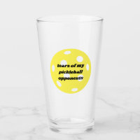 Pickleball Tears of my Opponents Funny Beer Pint