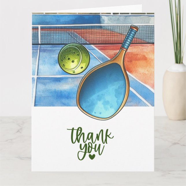 Pickleball  thank you card (Front)