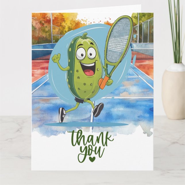 Pickleball  thank you card (Front)
