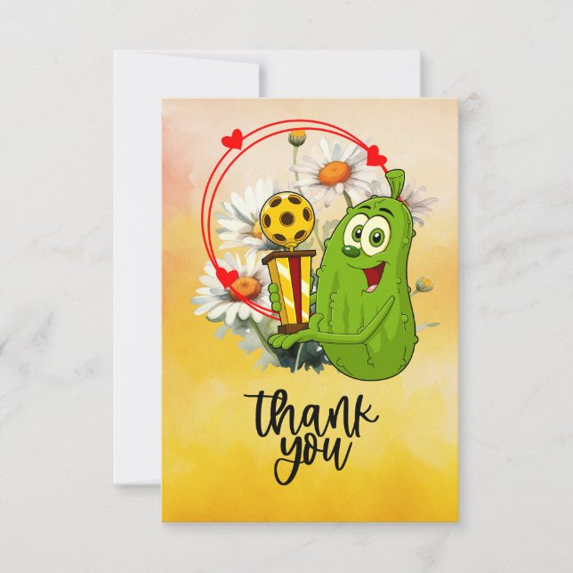 Pickleball  thank you card (Front)