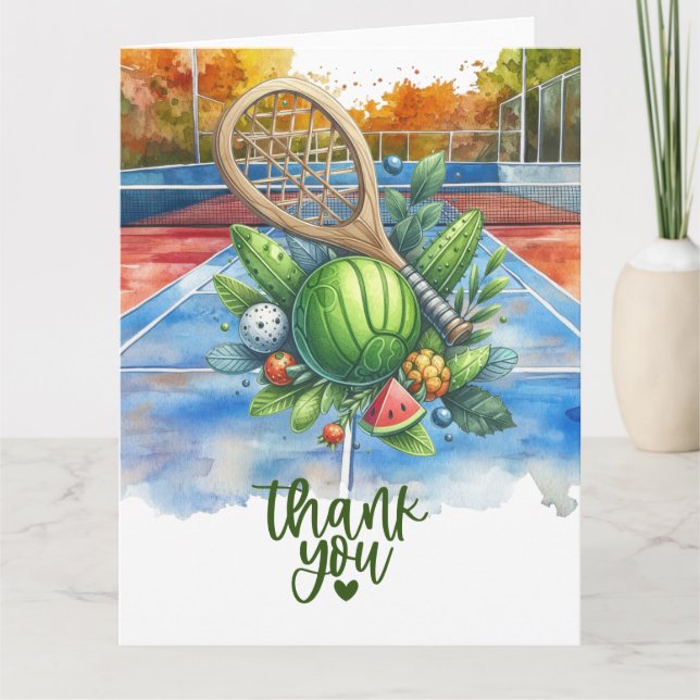 Pickleball  thank you card (Front)